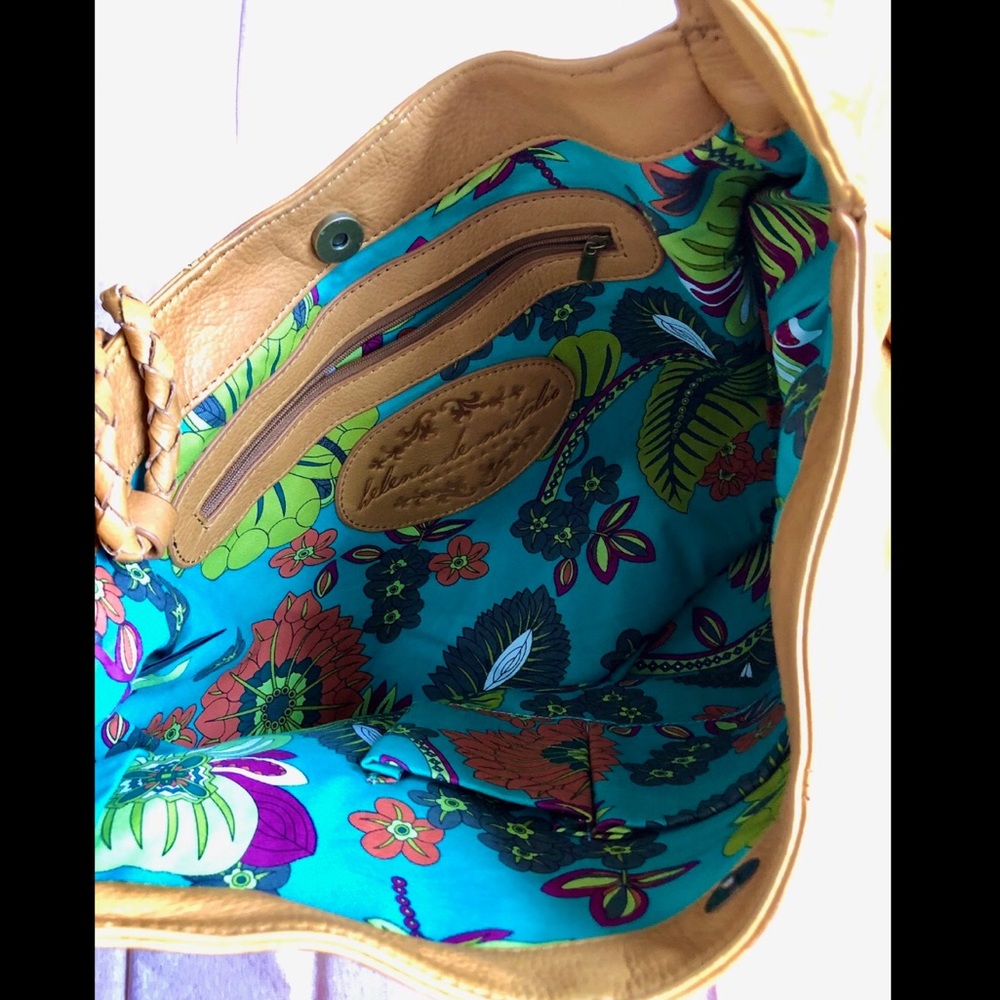 (NWOT) Helena de Natalio Tan Handbag